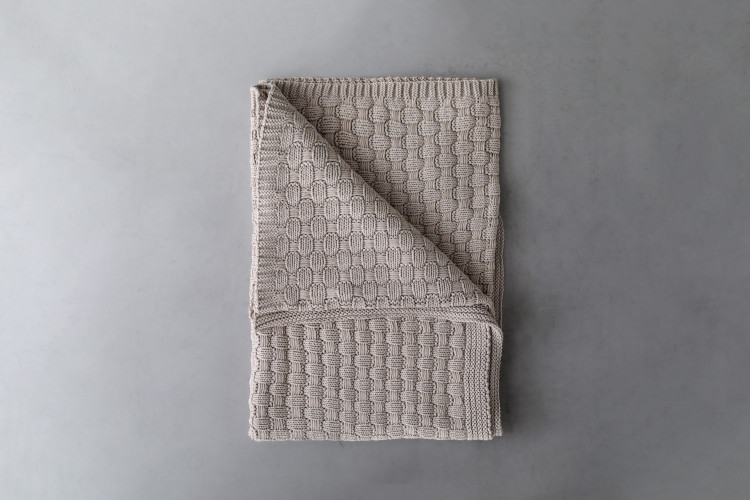 Anora Throw - Medium - Warm Beige Throws - 1