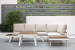Havana Corner Patio Lounge Set - Stone Corner Patio Lounge Set - 3