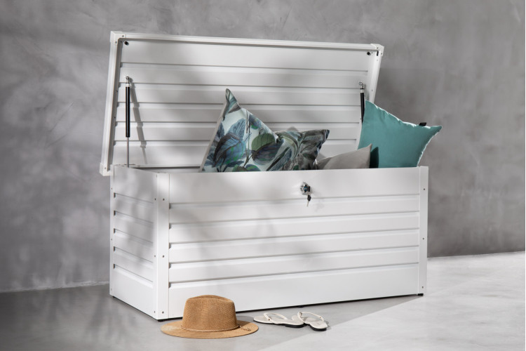 Callum Pool Storage Box - White Storage - 1