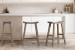 Ryder Wooden Bar Stool - Ash Grey Ryder Wooden Bar Chair Collection - 2