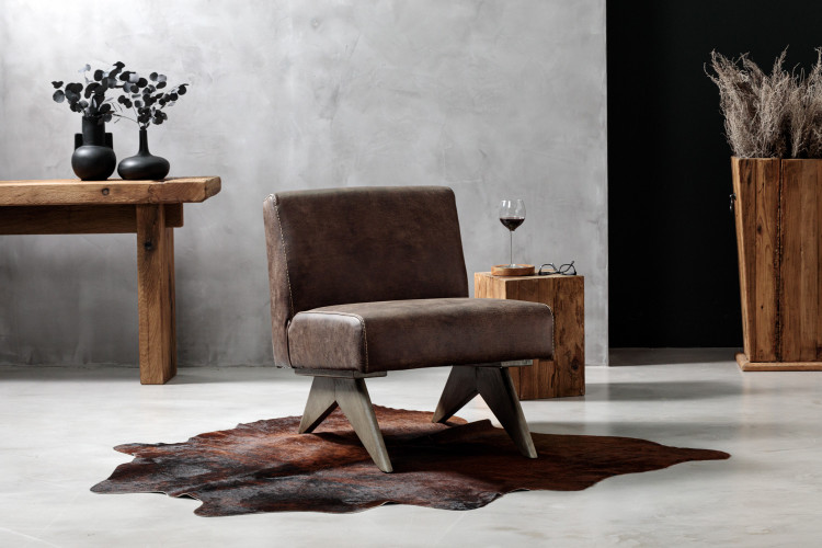 Huxley Leather Chair - Umber Occasional Chairs - 1