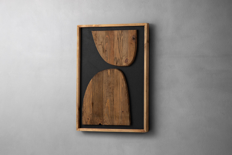 Achilles Wall Art - Natural & Black 3D Wall Art - 1