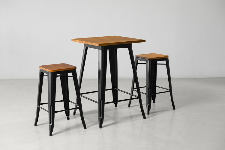 Matlin 2-Seater Cocktail Set - Matte Black Bar Sets - 1