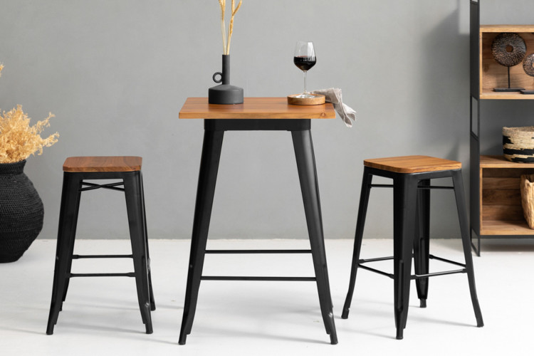 Matlin 2-Seater Cocktail Set - Matte Black Bar Sets - 1