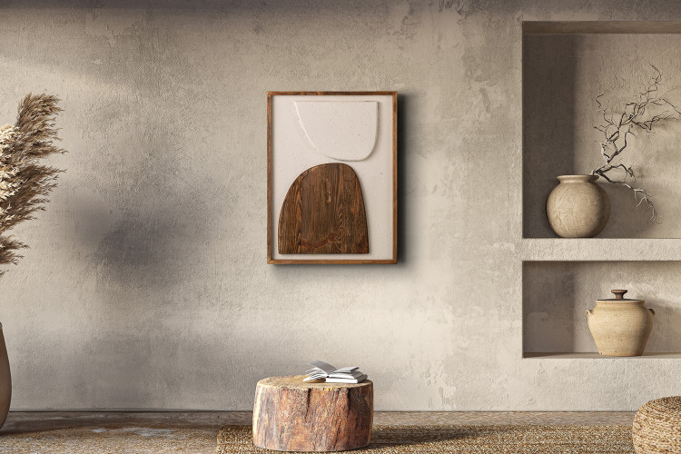 Achilles Wall Art - White & Natural 3D Wall Art - 2