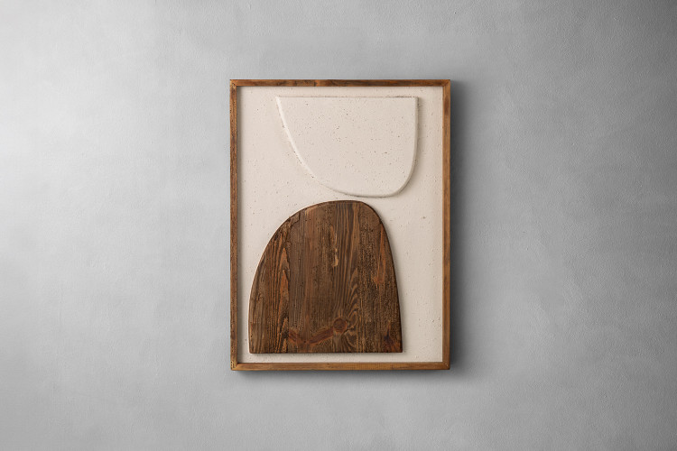 Achilles Wall Art - White & Natural 3D Wall Art - 2