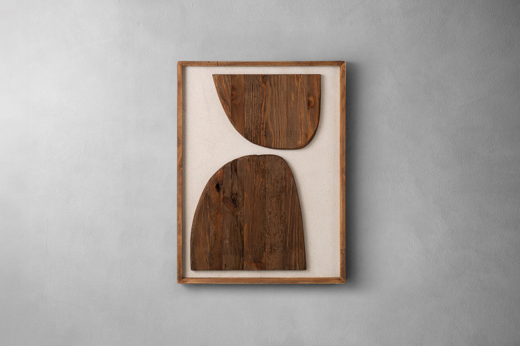 Achilles Wall Art - Natural & White 3D Wall Art - 2