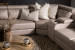 Callaghan Cinema Corner Set - Sandstone Modular Couches - 6