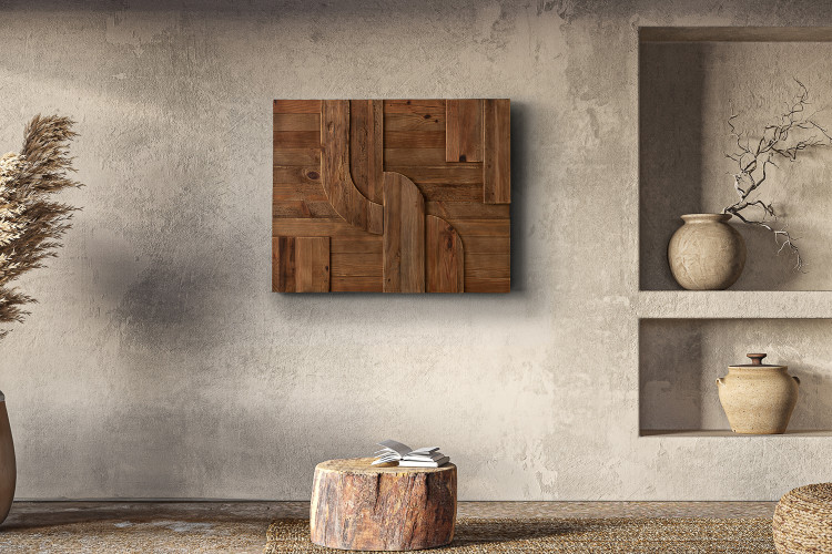 Tyrus Wall Art - Lintel Wood Art - 2