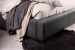 Matlock Kendrix Leather Bed - Queen - Charcoal Queen Size Beds - 8