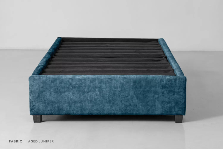 Kylan Bed Base - Single XL - Aged Teal Single XL Bed Bases - 1