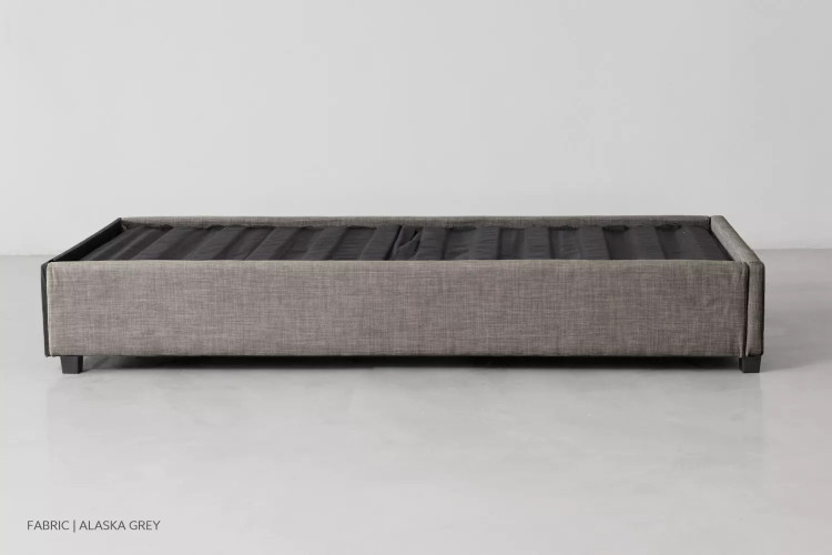 Kylan Bed Base - Single XL - Alaska Grey Single XL Bed Bases - 1
