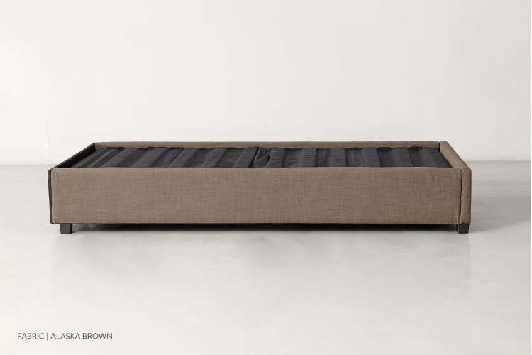Kylan Bed Base - Single XL - Alaska Brown Single XL Bed Bases - 1