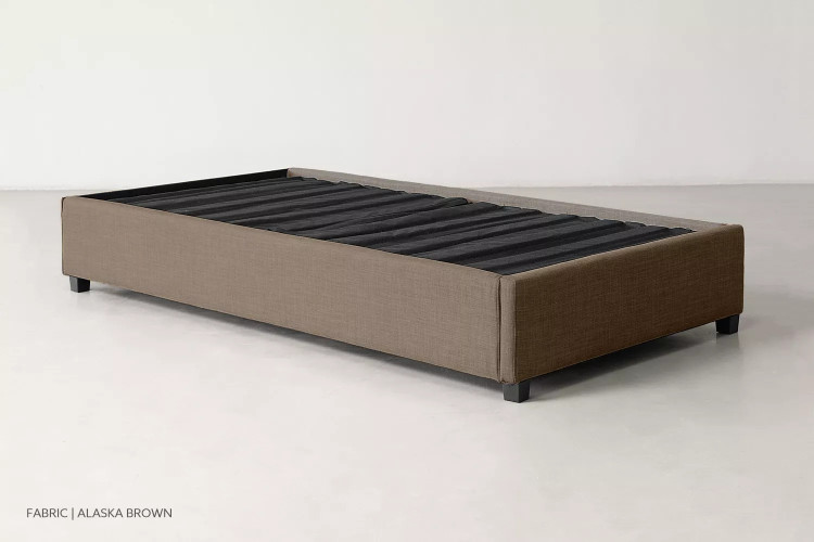Kylan Bed Base - Single XL - Alaska Brown Single XL Bed Bases - 1
