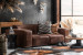 Jagger 3 Seater Leather Couch - Spice Leather Couches