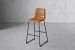 Bennet Leather Tall Bar Chair - Tan Bar Chairs - 7