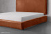 Matlock Kendrix Leather Bed - Queen - Burnt Tan Queen Size Beds - 3