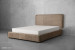Matlock Kendrix Leather Bed - Queen - Smoke Queen Size Beds - 1