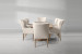 Bordeaux Emma 6-Seater Dining Set - 2.4m - Fusion Stone 6-Seater Dining Sets - 1