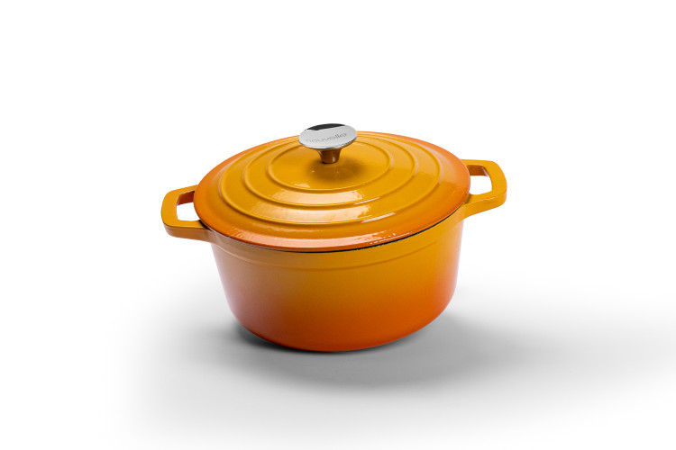 Nouvelle Cast Iron Casserole - 24cm - Sunshine Nouvelle 24cm Casseroles - 1