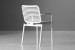 Ceylon Patio Dining Chair - White Patio Dining Chairs - 5