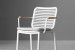 Ceylon Patio Dining Chair - White Patio Dining Chairs - 6