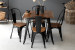 Odell Metal Dining Table - Matt Black Dining Tables - 2