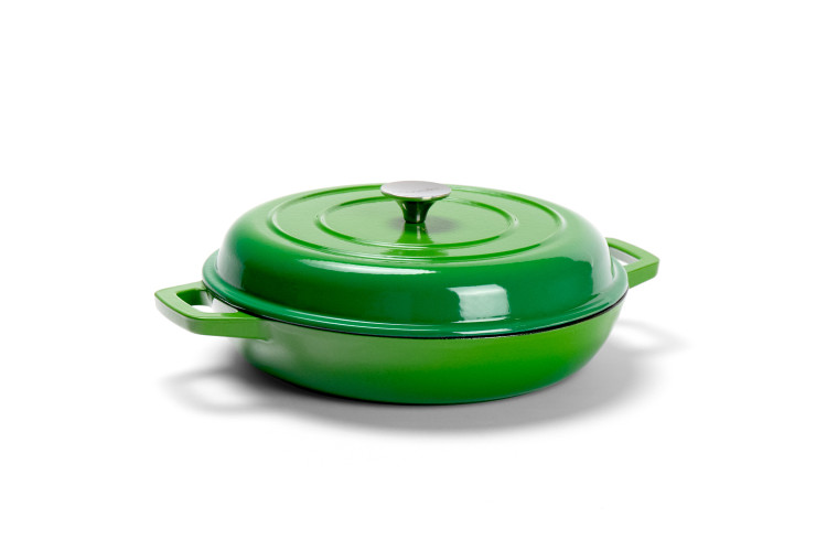 Nouvelle Cast Iron Oven Pan - 30cm - Lime Nouvelle 30cm Oven Pans - 1