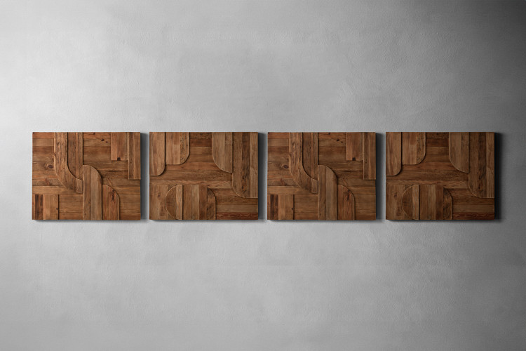 Tyrus Wall Art - Set of 4 3D Wall Art - 1