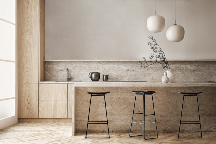 Darius Tall Bar Stool - Walnut Bar Stools - 2