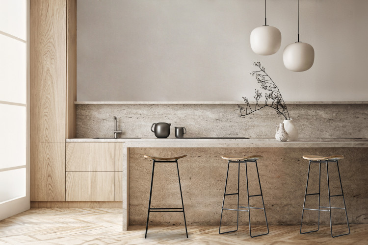 Darius Tall Bar Stool - Natural Darius Collection - 1