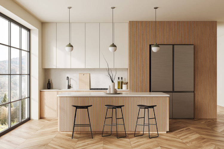 Darius Counter Bar Stool - Walnut Bar Stools - 1