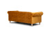 Lannfield 3-Seater Couch - Textured Velvet Mustard Fabric Couches - 6