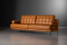 Fletcher 3-Seater Leather Couch - Bourbon 3 - Seater Couches - 3