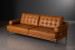 Fletcher 3-Seater Leather Couch - Bourbon 3 - Seater Couches - 5