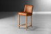 Holden Leather Bar Chair - Aged Tan Bar & Counter Chairs - 4