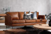 Remington 3-Seater Leather Couch - Burnt Tan 3 - Seater Couches - 3