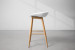 Hunter Counter Bar Stool - White Hunter Bar Stool Collection - 4