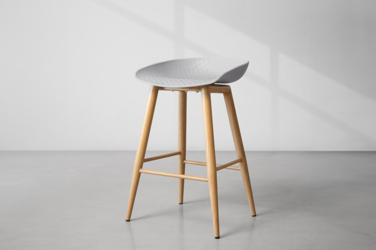 Hunter Counter Bar Stool - Light Grey Hunter Bar Stool Collection - 1