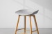 Hunter Counter Bar Stool - Light Grey Hunter Bar Stool Collection - 7