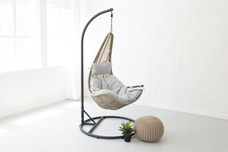 Lucia Hanging Chair - Stone Hanging Chairs - 1