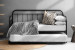 Eralena Metal Daybed  Complete - Matt Black Living Room Furniture - 3