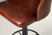 Bronson Leather Counter Bar Stool - Vintage Brown Bar & Counter Chairs - 8