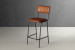 Crowe Leather Tall Bar Stool - Bourbon Bar & Counter Chairs - 5
