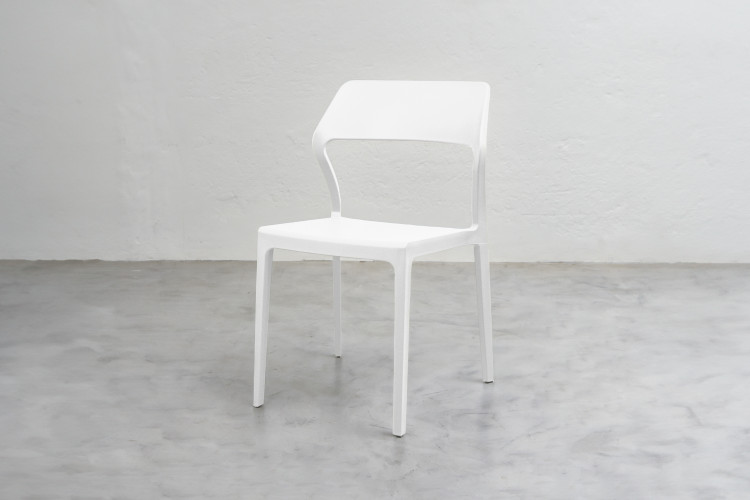 Snow Dining Chair - White Dining Chairs - 1