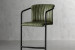 Arizona Leather Tall Bar Chair - Vintage Green Arizona Bar Chair Collection - 5