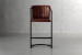 Arizona Leather Tall Bar Chair - Mocha Arizona Bar Chair Collection - 3