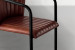 Arizona Leather Tall Bar Chair - Mocha Arizona Bar Chair Collection - 7