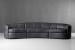 Gracelyn Leather 4-Seater Couch - Charcoal 4 Seater Leather Couches - 1