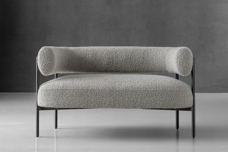 Harlow Loveseat - Mist Fabric Armchairs - 3